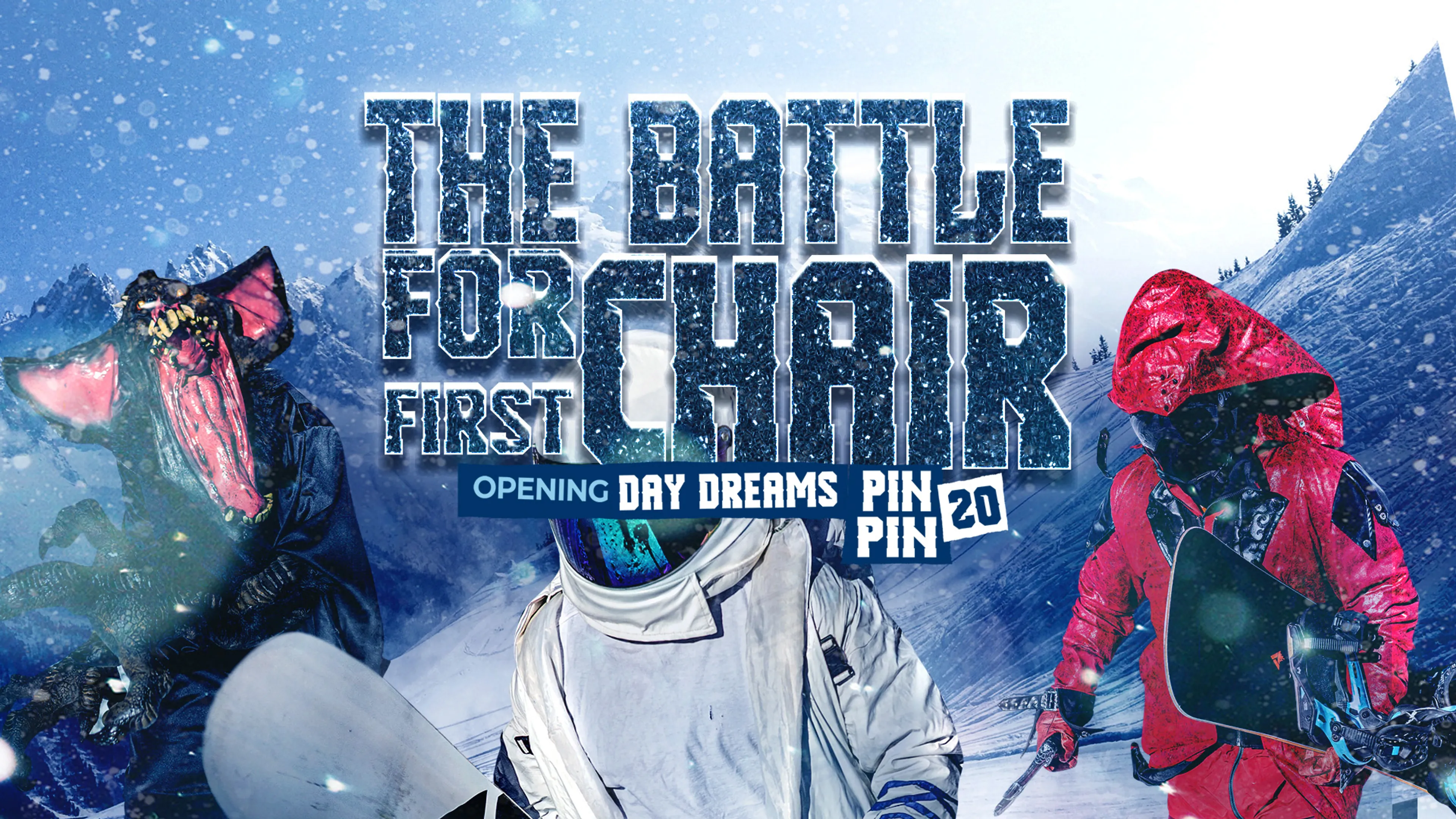 The Battle for First Chair Opening Day Dreams PinPin 20 poster